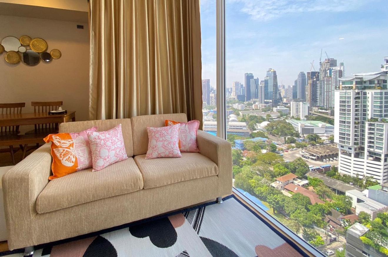 2 Bedroom Luxury Apartment 3 Min Walk From Bts Ekkamai Bangkok Zewnętrze zdjęcie